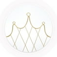 thumbnail image 6 of GOOHOCHY 1Pc Wall Storage Rack Decorative Storage Shelf with Hook for Bedroom (Golden), 6 of 8