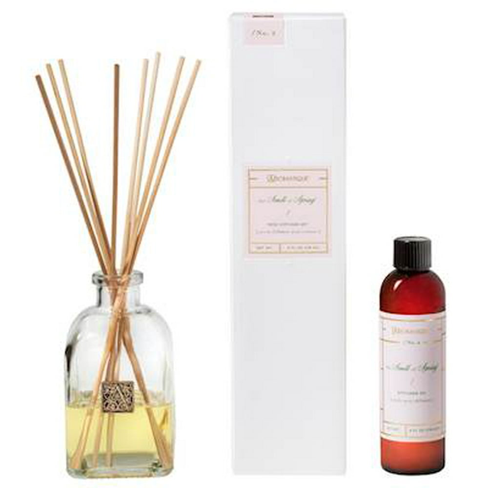 THE SMELL OF SPRING Aromatique Reed Diffuser Gift Set Square Glass