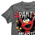 thumbnail image 3 of Sesame Street Party Monster Elmo Little Boys Gray T-shirt (7), 3 of 4