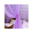 thumbnail image 5 of Elegant Bed Canopy Net Polyester Purple 1.5*2m，Luxurious Bed Canopy for Girls & Adults, Round Dome Lace Princess Canopies Netting, 5 of 5