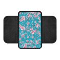 thumbnail image 2 of Yuyamidu Cherry Blossom Auto Armrest Cover Pad Blue Car Armrest Seat Box Cover Protector Soft Center Console Cover for Car Truck Van Sedan Accessories, 2 of 7