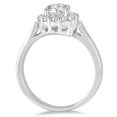 thumbnail image 2 of SZUL Women's AGS Certified 1 Carat TW Diamond Engagement Ring in 14K White Gold (J-K Color, I2-I3 Clarity), 2 of 4