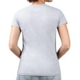 thumbnail image 2 of Women's G-III 4Her by Carl Banks Heather Gray Vegas Golden Knights Super-Slim Fit Lightweight Flower Logo V-Neck T-Shirt, 2 of 2