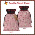 thumbnail image 2 of Easygdp Cute Love Fabric Gift Bags for Christmas Presents - Christmas Bags, Christmas Gift Bags for Presents, Christmas Gift Wrap-Black, 2 of 8