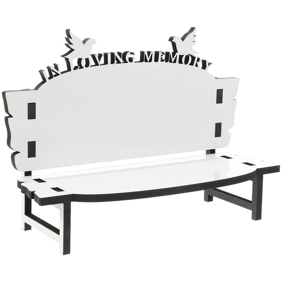 Hytrove White Wood Sublimation Chair for Home Decor 1Set 7.07X4.91X2.75in