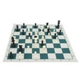 thumbnail image 4 of Yajisi Medieval Chess Pieces Set with 420mm / 16.5 Inches Mouse Pad Chessboard, International Standard Competition King Size Strategy Game with Velvet Drawstring Storage Bag for Family, 4 of 9