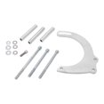 thumbnail image 1 of Alternator Bracket Kit CNC Aluminum Silver Replacement for Chevy Small Block Long Water Pump, 1 of 5