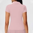 thumbnail image 5 of Haivin Women's Casual Top, Solid Color Short Sleeve, for Everyday Wear, 5 of 5