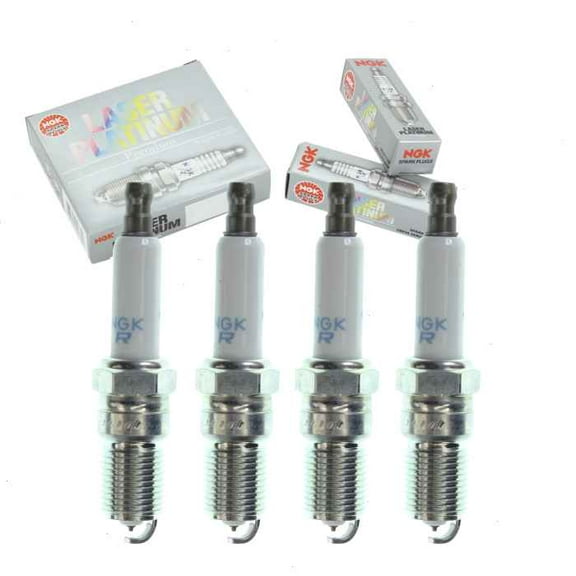 4 pc NGK Laser Platinum Spark Plugs compatible with Ford Transit Connect 2.0L L4 2010-2013