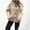 01 Khaki, variant on YueHuiYing Women's Oversized Sailor Collar Button Cardigans Chunky Knit Long Sleeve Slouchy Sweaters Coat with Pockets