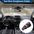 thumbnail image 2 of Soporte para gafas de sol en el parasol del coche Unique Bargains / Clip para gafas de sol en el parasol delantero, 2 of 7