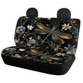 thumbnail image 6 of Pzuqiu Dragonfly Flower Automotive Seat Covers Super Breathable Car Seat Covers Full Set Easy to Install Universal Full Surround Front Back Auto Seat Cover Cars Interior Covers for Sedans Trucks, 6 of 7