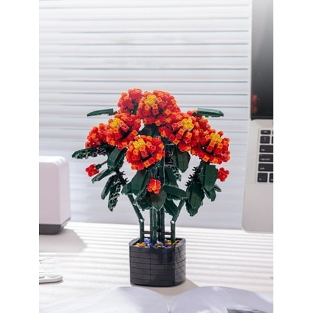 Gym Artificial 157.48 in Lantana Camara Potted Plant