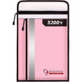 thumbnail image 1 of Fireproof Document Bag (15 x 11 inch) with 2 Pockets & Waterproof Zipper, Fireproof Money Bag, Fire Safe Bag with Reflective Strip, Fireproof Envelope for Cash, Legal Documents Safe (Silver), 1 of 5