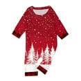 thumbnail image 3 of Onlypjs Matching Family Christmas Pajamas Set for Men, Women and Couples – Holiday Plaid Tree Print Sleepwear, 3 of 5
