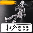 thumbnail image 1 of Ganfancp Figura de Acción Figura de Acción Impreso Movible 13 Articulado Robot Maniquí Figuras de Acción Regalos de San Valentín para Él Rebajas Hoy Liquidación 1 Juego de Figuras, 1 Juego de Accesor, 1 of 6