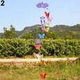 thumbnail image 3 of SPRING PARK 1PCS Hanging Wind Chimes Butterfly Yard Garden Home Decor Ornament Metal Tubes, 3 of 6