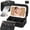 Black, variant on 15“×11“Professional Makeup Train Case,Large Waterproof Travel Makeup bag with Mirror and Light, Leather Black Make up Bag with Mirror and Light,Led Makeup Case with Adjustable Dividers