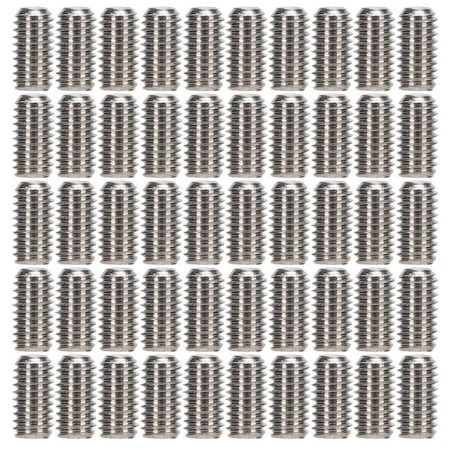 

50Pcs Set Screw A270 Stainless Steel Grub Screws Assortment Kit Hardware Fasteners SetM3x6