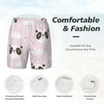 thumbnail image 5 of Lsque Mens Swim Trunks Cute Panda Pattern - Bathing Suit Compression Liner - Beach Swim Shorts Swimwear - (S-3XL) - Stretch Quick Dry -Small, 5 of 9