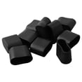 thumbnail image 6 of 10 X Rubber Chair Leg Cap Oval Covers Furniture Table Feet Floor Protectors, 6 of 6