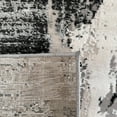 thumbnail image 4 of 7' X 10' Black Gray and Beige Abstract Area Rug, 4 of 8