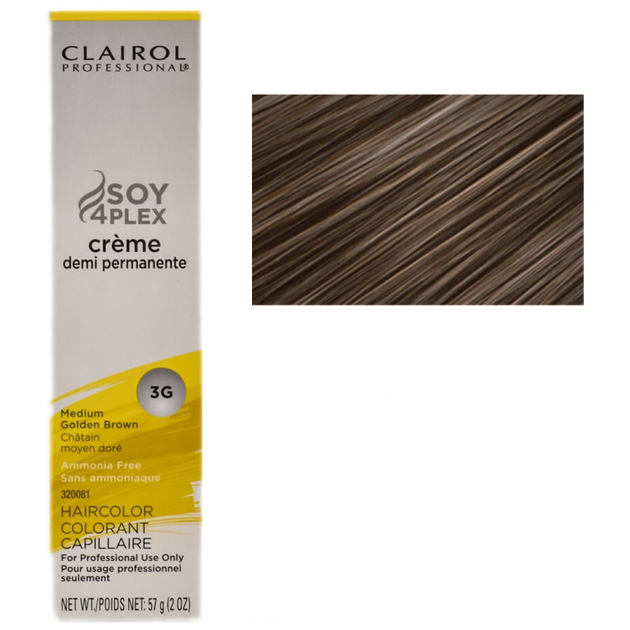 Clairol Professional Creme Demi Permanente Hair Color Medium Golden Brown 3g Walmart Com