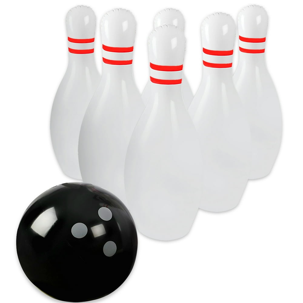 jumbo inflatable bowling set