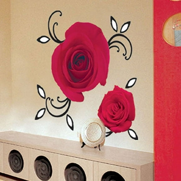 Wall Deco Sticker RED ROSE 171-PS2006