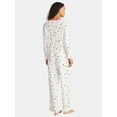 thumbnail image 2 of Christmas Women's and Women's Plus Long Sleeve Top and Wide Leg Pants Pajama Set from Holiday Time, 2-Piece, Sizes XS-3X, 2 of 4