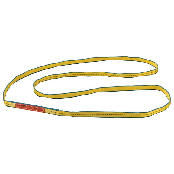 Polyester Endless Web Sling w/Durable Edge, 6'L x 1"W