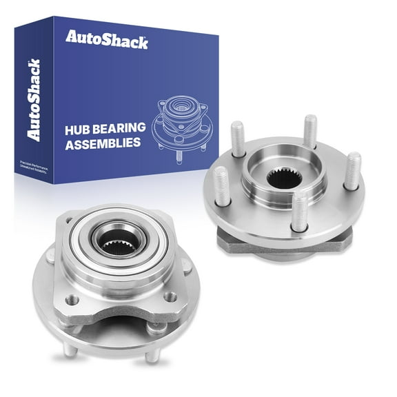 AutoShack Front Wheel Hub Bearing Assemblies without ABS| Replacement for 1996-2007 Dodge Caravan 1996-2007 Dodge Grand Caravan 1996-2000 Plymouth Voyager | 2-PC