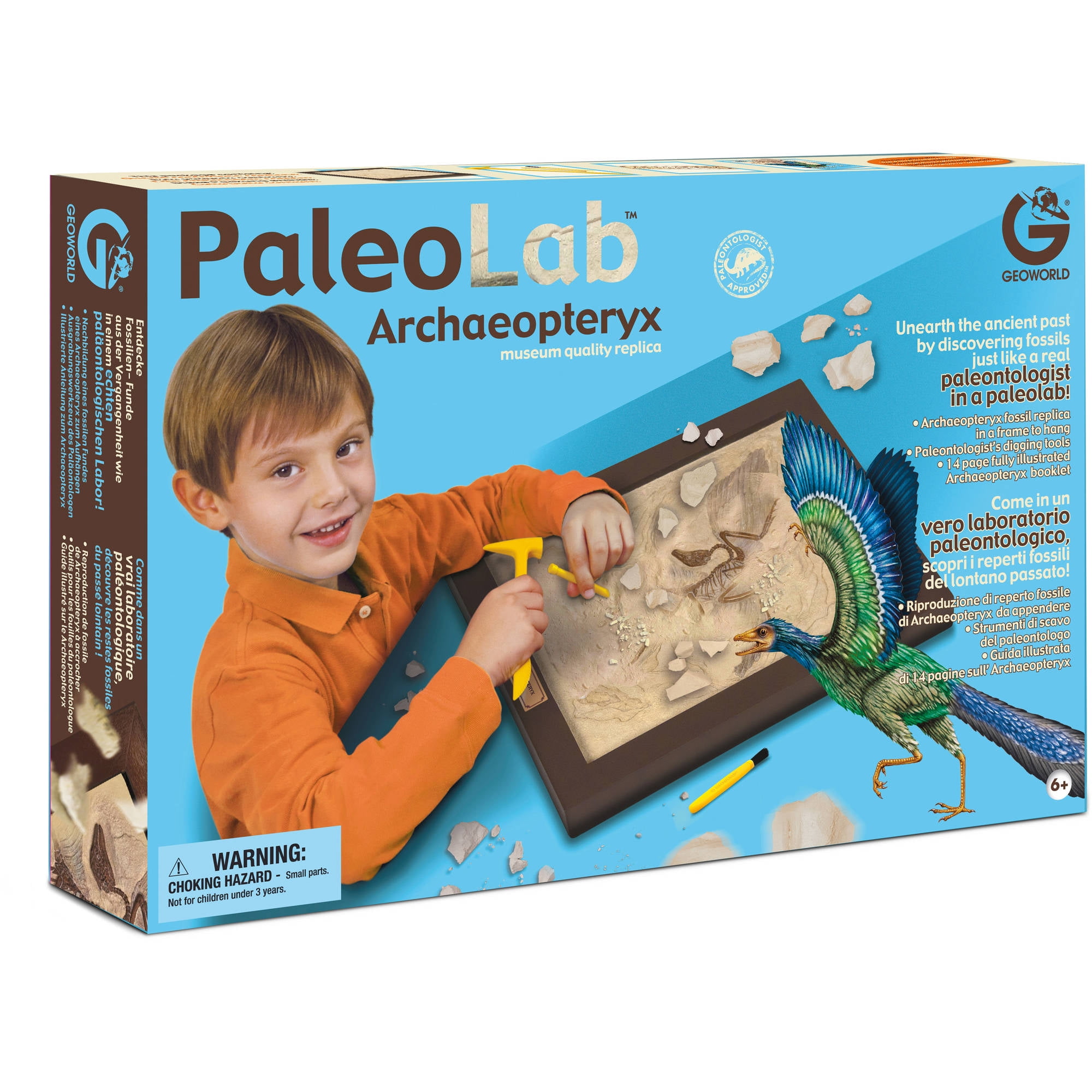 Geoworld Paleo Lab Archaeopteryx Fossil Replica Paleontologist Kit