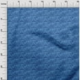 thumbnail image 2 of oneOone Polyester Lycra Medium Blue Fabric Batik Fabric For Sewing Printed Craft Fabric By The Yard 56 Inch Wide - W4, 2 of 4