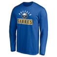 thumbnail image 2 of Men's Royal Buffalo Sabres Team Arch Knockout Long Sleeve T-Shirt, 2 of 3