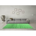 thumbnail image 3 of Ahgly Company Indoor Round Abstract Emerald Green Modern Area Rugs, 8' Round, 3 of 4