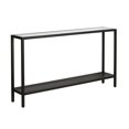 thumbnail image 1 of Henn&Hart Table Console en Métal/verre Bronze Noirci 55 Pouces, 1 of 8