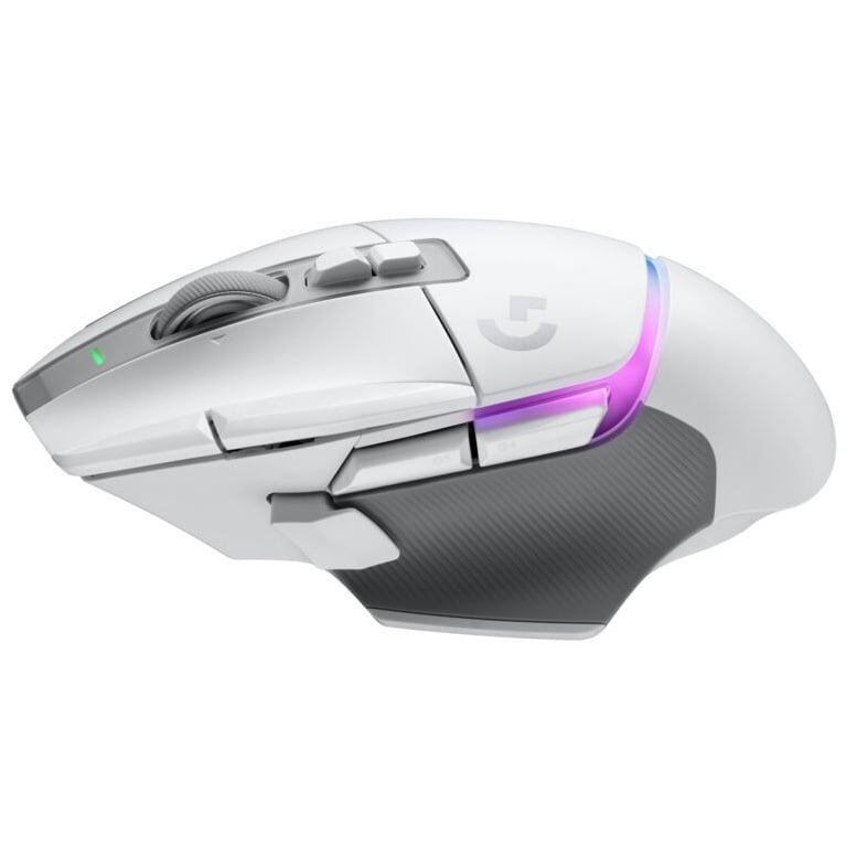 Logitech G502 X Plus Wireless Gaming Mouse (White) with 4-Port USB 3.0 Hub  