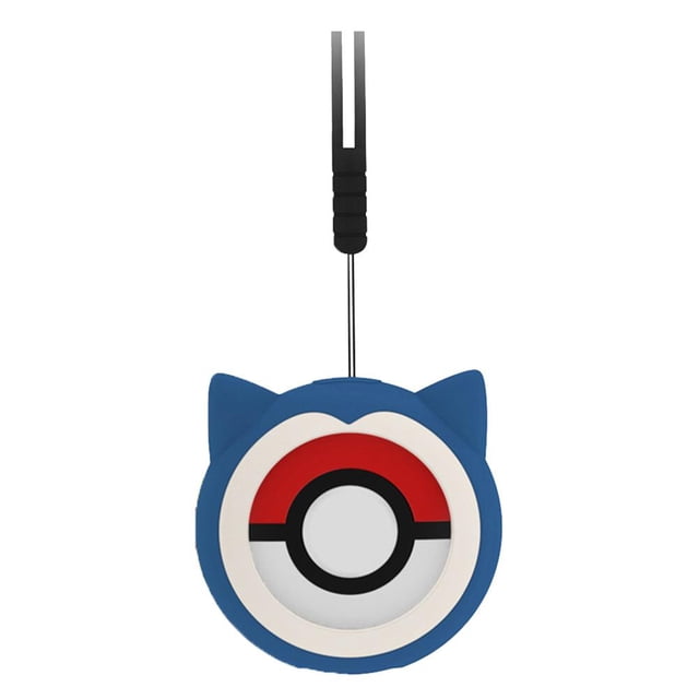 Estuche rígido de protección con dibujos animados de cuerda de mano para Pokemon GO Plus+ (Azul)