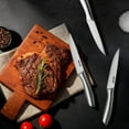 thumbnail image 5 of Hecef All-Steel Steak Knife Set of 6, High-Carbon Stainless Steel Serrated Edge Dishwasher safe Knives, 5 of 8
