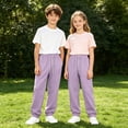 thumbnail image 5 of OGLCCG Kids Boys Sweatpants Fleece Drawstring Workout Athletic Jogger Pants with Side Pockets Cuff Bottom Active Pants Size 12, 5 of 6