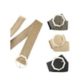 thumbnail image 6 of Yuemengxuan Women Popular Straw Waist Belt, Adjustable Length Simple Plastic Buckle, 6 of 9