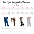 thumbnail image 7 of Rosvigor Womens Sweatpants Color Block Pants High Waisted Pants with Pockets for Workout Travel Outdoor Lounge, 7 of 7