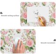 thumbnail image 3 of Pink Rose Floral Flower Large Gaming Mouse Pad Big Mousepad Mice Keyboard Mat with Non-Slip Rubber Base for Computer Laptop Home & Office, 31.5 X 11.8 inch, 3 of 6