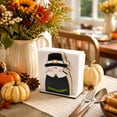 thumbnail image 6 of Thanksgiving Fall Table Decor, Thanksgiving Napkin Holder for Table, Wood Napkin Holders, Cute Turkey Pilgrim Tissue Dispenser for Kitchen Counter, Dining Table & Fall Harvest Gathering-D, 6 of 7