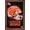 Bronze Framed Version, variant on NFL Cleveland Browns - Neon Helmet 24 Wall Poster with Push Pins, 22.375" x 34"