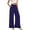1# Navy Blue, variant on SWQZVT Pants for Women Wide Leg Dress Pants Casual High Waist Drawstring Palazzo Lounge Pants Comfy Loose Trousers with Pocke