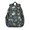 Football and Splat, variant on Football and Sneaker Black Pattern Backpack for School, Cute School Bag with Adjustable Shoulder Straps and Padded Back, 15"x11.42"x5.5"