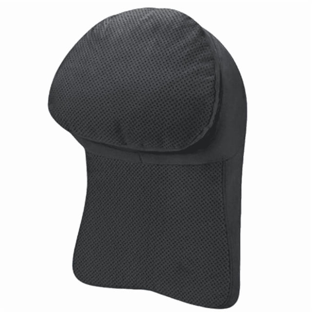QTOCIO Comfortable Car Headrest Car Headrest Suede Perforated Breathable Double-layer Headrest