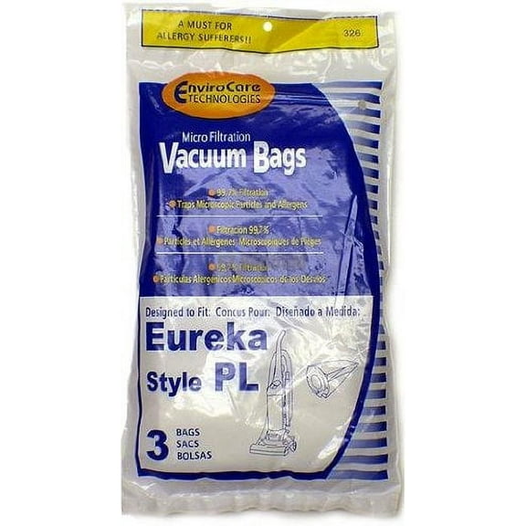 27 Designed to FIT Eureka PL Vacuum Bags
